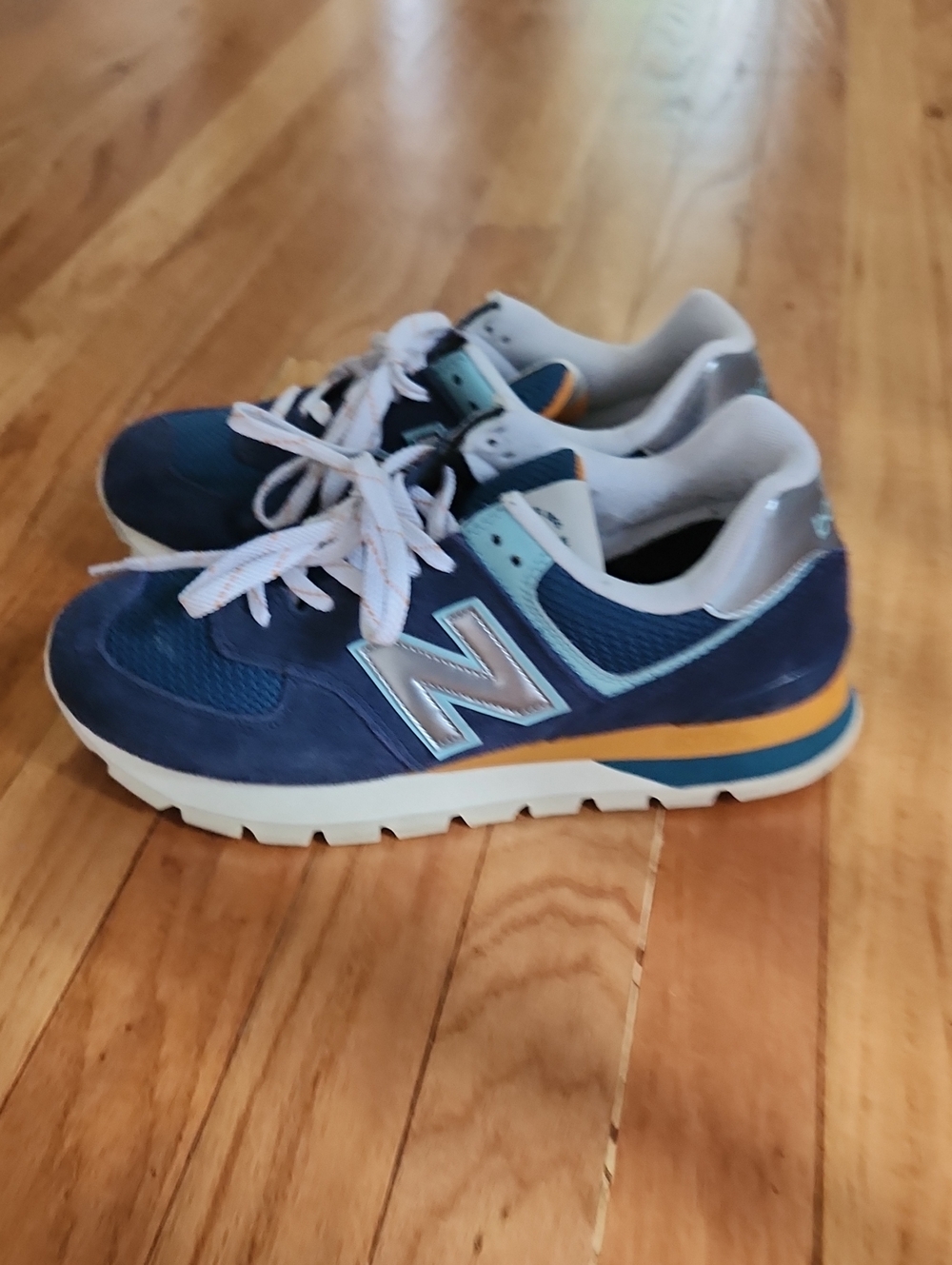 New Balance 574 Rugged In Natural Indigo And Teal Men's 8 / Women's 9.5